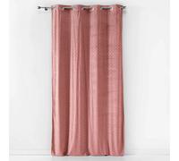 Rideau à Œillets Imprimé Bellagold 140x240cm Rose