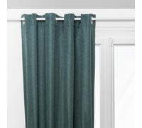 Rideau à œillets Isolant Doublure Polaire Vert 140 x 260 cm - Atmosphera