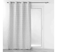 Rideau à Œillets Jacquard Utopia 140x260cm Gris
