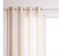 Atmosphera – Rideau à œillets Jaiko en fausse fourrure 140x260cm Blanc