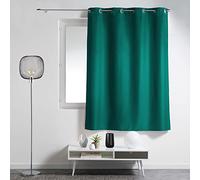 RIDEAU A OEILLETS 140 x 180 CM POLYESTER UNI ESSENTIEL EMERAUDE | Rideau léger et lumineux, idéal pour filtrer la lumière tout en préservant l’intimité
