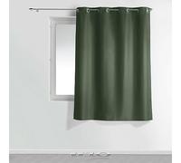 RIDEAU A OEILLETS 140 x 180 CM POLYESTER UNI ESSENTIEL KAKI