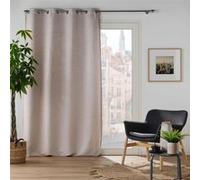 Rideau Occultant Jacquard Dusky 140x240cm Lin