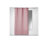 Rideau à Oeillets Panama 140x280cm Rose Dragée