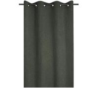 Rideau à oeillets doux - Effet bouclette Kaki 140x260 cm
