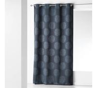 Rideau à Oeillets Jacquard Orkys 140x260cm Navy