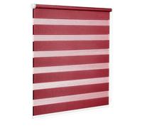 Rideau à rouleau fenêtre porte intérieure maison bureau kit montage mural sans trous 180 x 180 cm Bordeaux