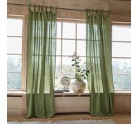 Rideau Adara vert H/L env. 250/140 cm