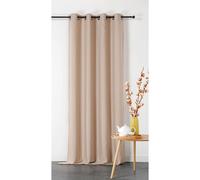 Rideau anti feu certifié M1- Occultant - Beige Sable