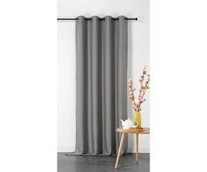 Rideau anti feu certifié M1- Occultant - Gris Acier