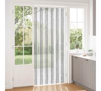 vidaXL Moustiquaire en chenille grise et blanche 100 x 230 cm 100 % PP
