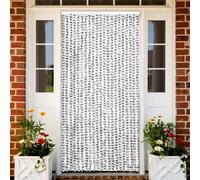 vidaXL Rideau moustiquaire chenille gris clair et gris foncé 90x220 cm