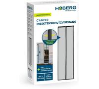 Rideau anti-insectes pour caravane 60 x 180 cm Porte moustiquaire avec bandes magnétiques XXL Porte moustiquaire pour caravane