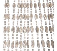 Rideau anti-mouche / Rideau de porte - Noah - 90x220 cm - Gris / transparent