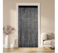Rideau Anti Mouches à Perles,100 cm x 200 cm Rideau De Porte en Perles Exterieur Moustiquaire Rideaux Séparation de