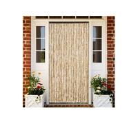 vidaXL Rideau anti-mouches en chenille Beige 100 x 230 cm
