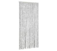 Rideau anti-mouches gris 100x220 cm chenille