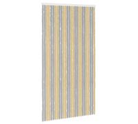 Rideau anti-moustiques gris et beige, 118 x 220 cm