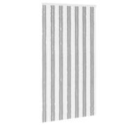 Rideau anti-moustiques gris et blanc, dimensions 118 x 220 cm