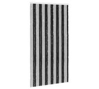 Rideau anti-moustiques gris et noir, dimensions 118 x 220 cm