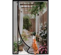 Rideau anti-moustiques magnétique Unyqoos® 100 x 200 cm – Fibre de verre, adhésif, sans perçage, ouverture magnétique silencieuse, adapté aux animaux de compagnie, pour balcons et portes