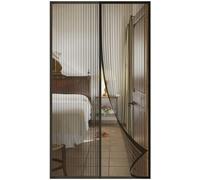 Rideau anti-moustiques magnétique Unyqoos® pour terrasse et porte-fenêtre, protection contre les insectes, adapté aux enfants et aux animaux domestiques, fermeture silencieuse, 100 x 200 cm