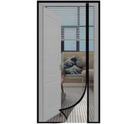 Rideau anti-moustiques pour porte, résistant aux griffes de chats, en fibre de verre, avec fermeture magnétique. Moustiquaire magnétique pour porte de balcon, ouverture latérale. Installation facile,