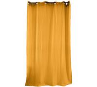 Rideau avec œillet 135X240 100% gaze de coton GAZGAZ jaune moutarde