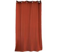 Rideau avec œillet 135X240 100% gaze de coton GAZGAZ rouge ocre