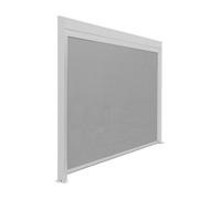 Rideau BioClim 3M pour Pergola Adossée - Aluminium époxy blanc - TPEP perle
