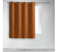 Rideau court obscurcissant 90 % adapté radiateur Orange Foncé 135x180 cm