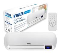 N'OVEEN Rideau d'air chaud HC2100 – 2000W – Télécommande – Affichage LED – 2 niveaux – LED blanche