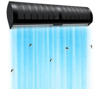 Rideau d'air, porte intérieure commerciale, double moteur, 2 vitesses réglables, installation facile pour la maison et le travail, barrière d'air économe en énergie, taille 180 cm
