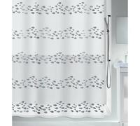 Spirella Rideau de douche KOS Polyester 120 x 200 cm Argent
