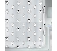 Rideau de douche - 180 x 200 cm - Motif Moutons - Peva - Lena SPIRELLA