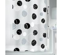 Spirella Rideau de douche PEVA BUBBLE 180x200cm Noir
