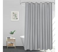Rideau de douche 200x200 cm Gris Imperméable Anti-moisissure Anti-bactérien - Lot de 1