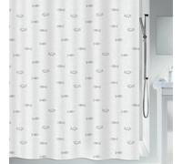 Rideau de douche - 240 x 180 cm - Argent - Polyester - Kos SPIRELLA