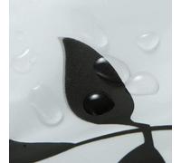 Rideau de douche à motifs floraux – très grand format – imperméable – plastique – 300 x 200 cm