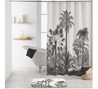Douceur d'Intérieur Rideau de Douche avec Crochets 180 x 200 cm Polyester imprime cocoty des place Multicolore