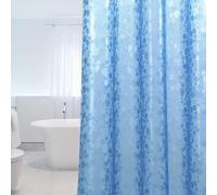 Rideau de douche anti-moisissure - Antibactérien et imperméable - En une seule pièce - Bleu - EVA - 183 x 200 cm