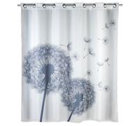 Rideau de douche anti-moisissure Astera - Polyester - 180 x 200 cm - Gris