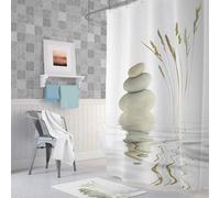 Rideau de douche de qualité supérieure, luxueux, foncé et imperméable