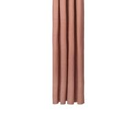 Rideau de douche en chambray, argile brune