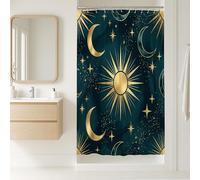 Rideau de douche en polyester imperméable pour salle de bain, dortoir, 91,4 x 183 cm