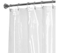 Rideau de douche Famanu, vinyle de qualité supérieure, 10 gauges - 182,9 x 182,9 cm