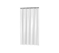 Rideau de douche Granada blanc sans anneaux 120 x 200 cm 149711
