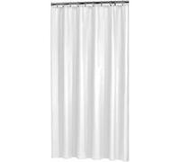 Rideau de douche Granada blanc sans anneaux 120 x 200 cm 149711 Sealskin Blanc G