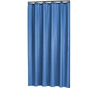 Rideau de douche « Madeira » en tissu, couleur : bleu, largeur x hauteur : 180 x 200 cm
