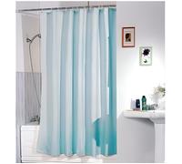 Rideau de douche - MSV - 240x200cm - Polyester - Bleu - Accessoires de salle de bain